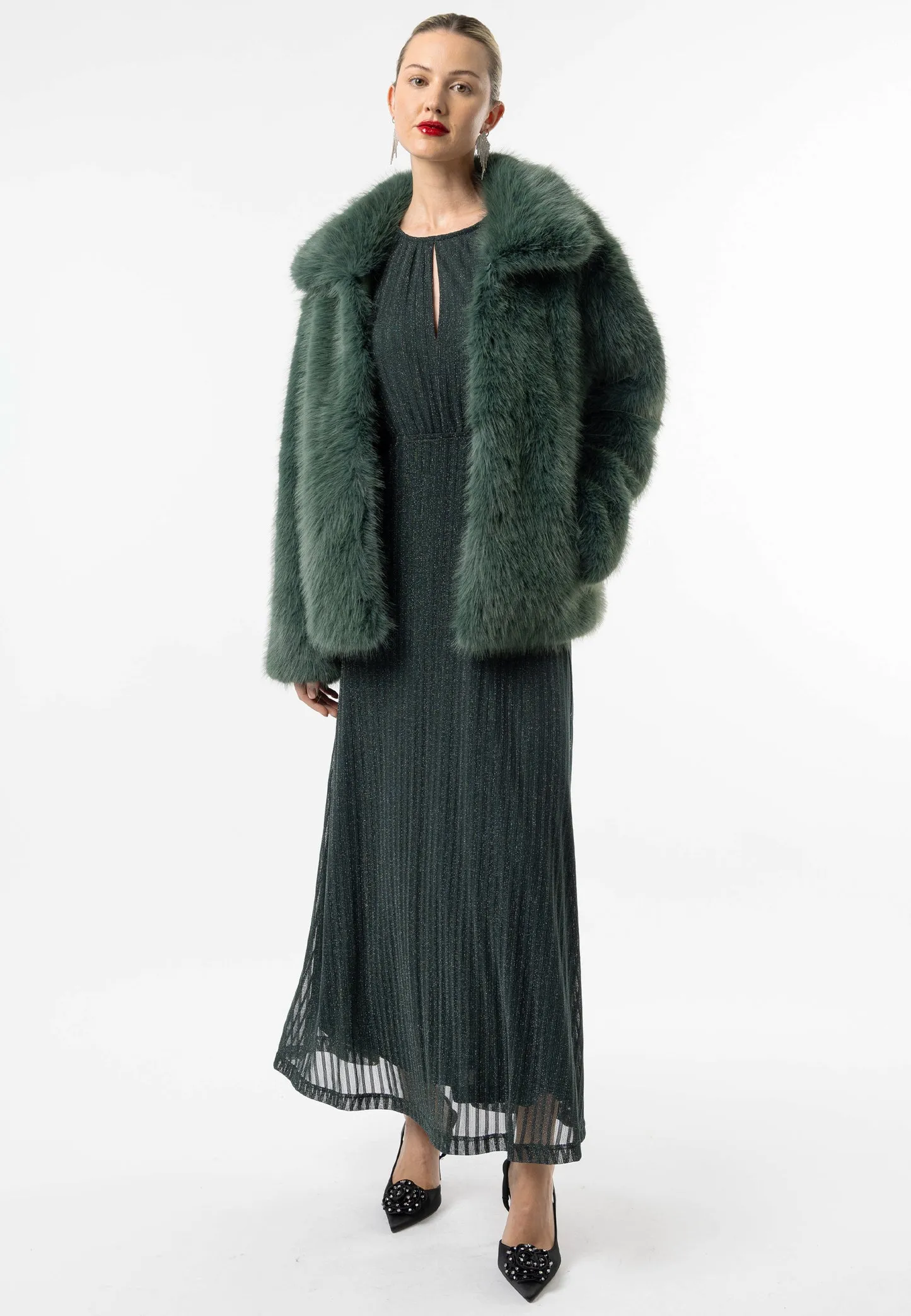 Angeleye Faux Fur Coat