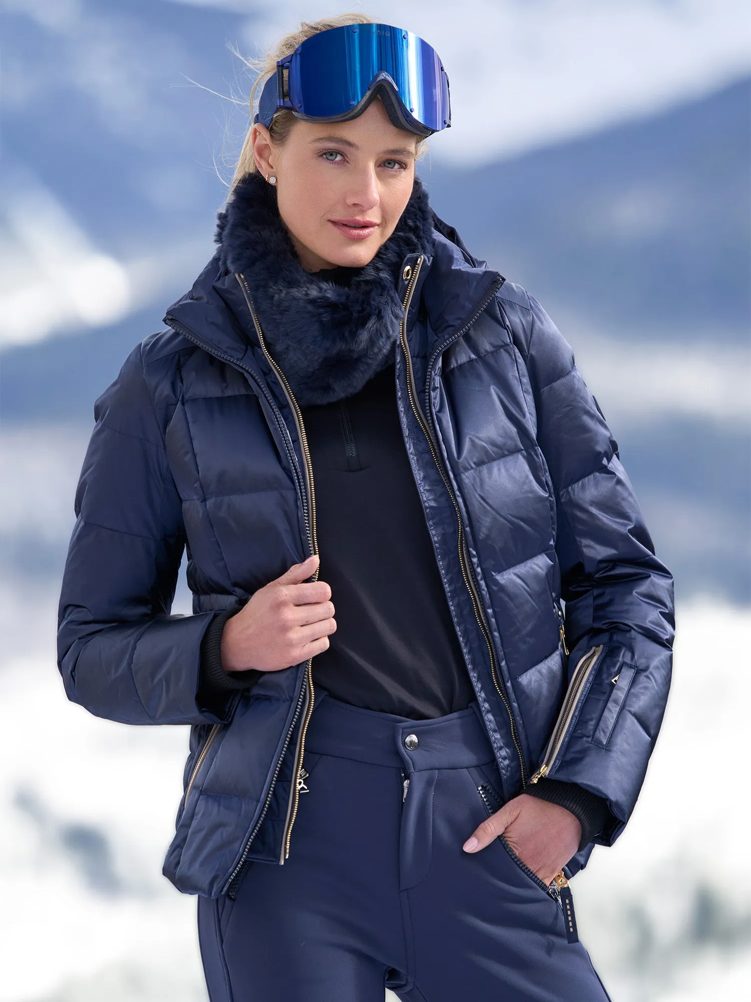 Anne Sport Satin Down Ski Jacket