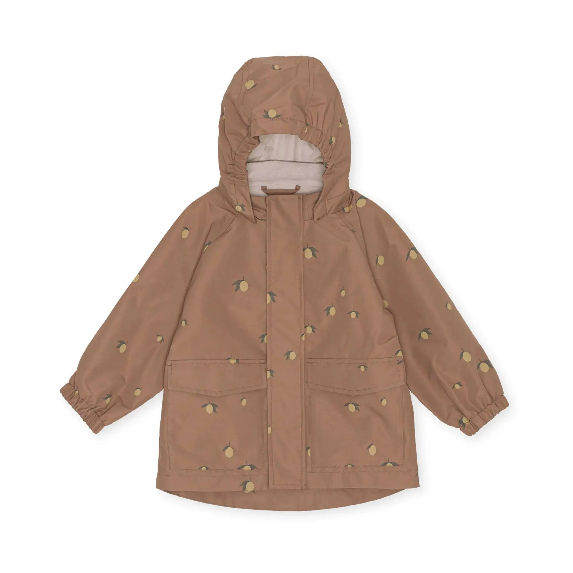 Anon Windproof Kids Jacket - Brown Lemon