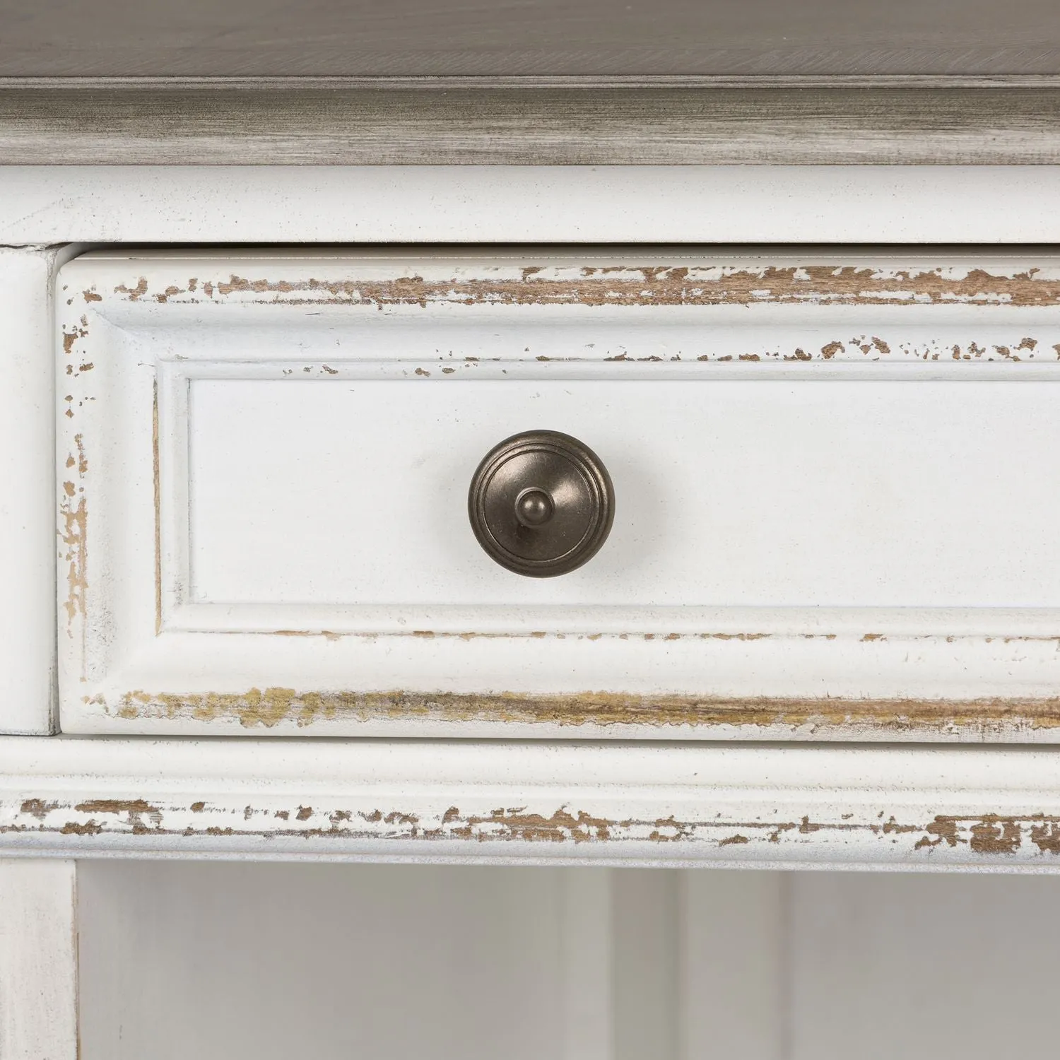 Artemis Executive Desk in Antique White