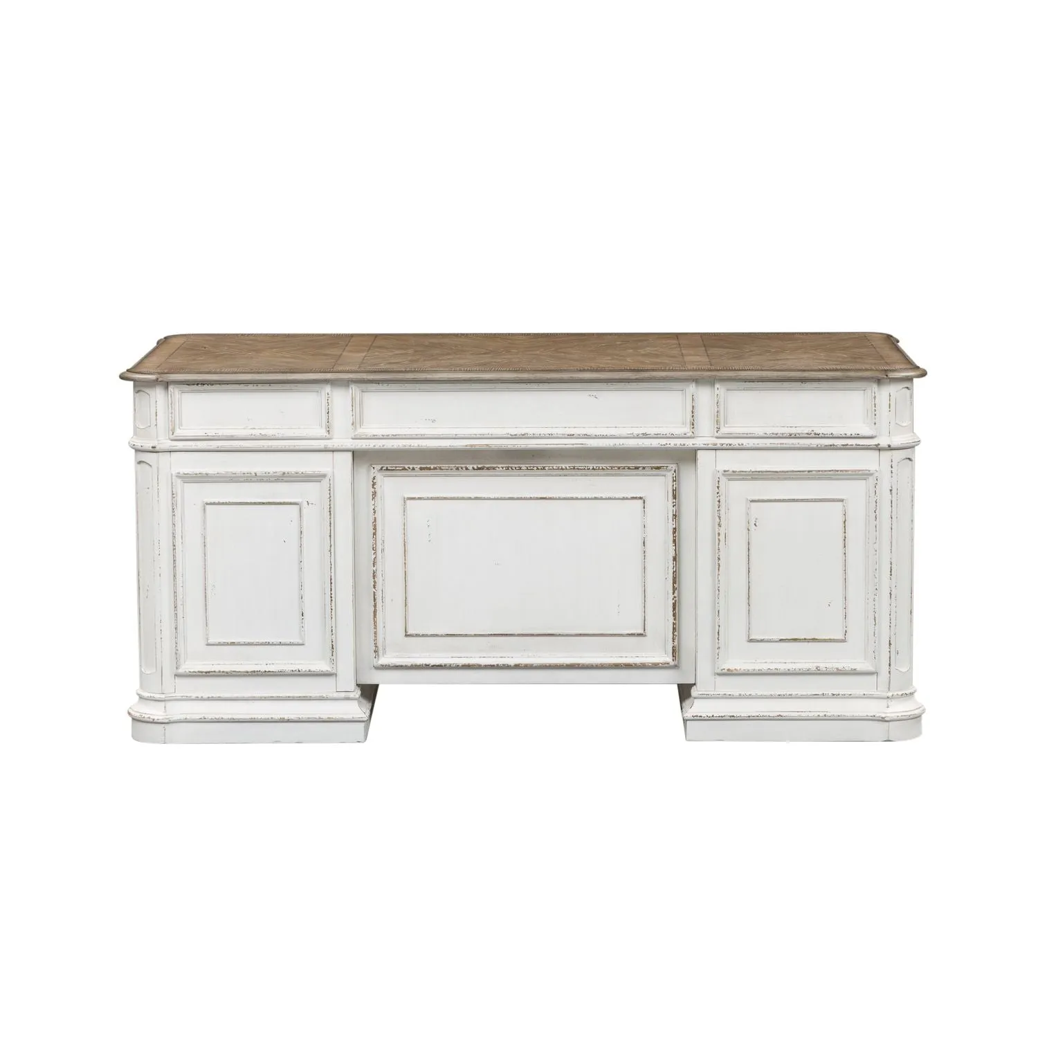 Artemis Executive Desk in Antique White