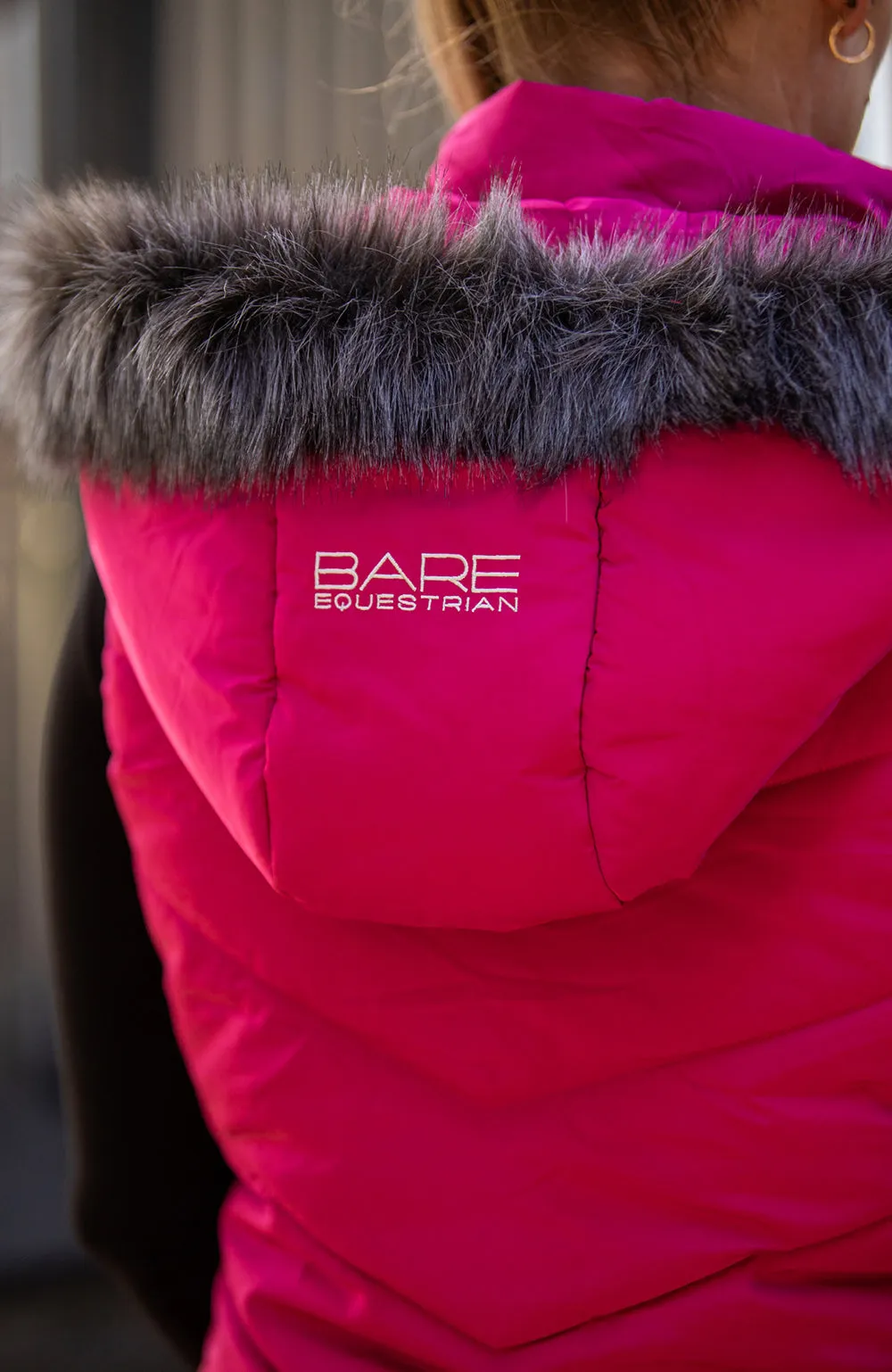 BARE Winter Series - Ellie Vest - Hot Pink