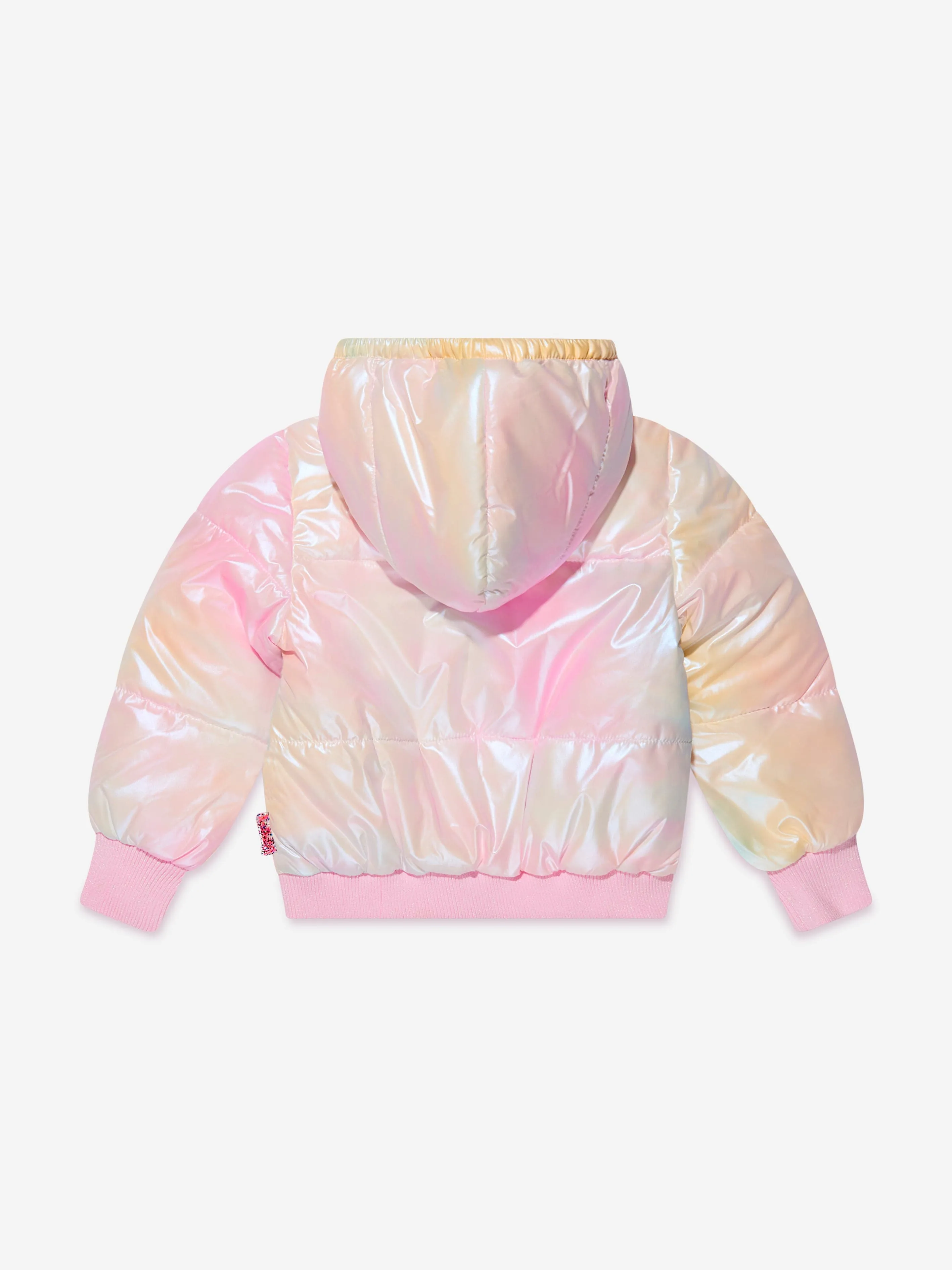 Billieblush Girls Tie-Dye Hooded Puffer Jacket