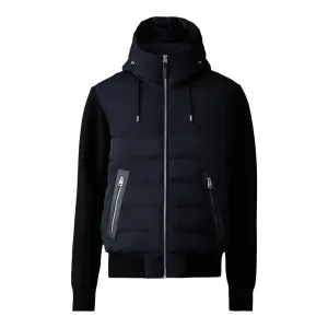 Black Andrew Hooded Light Down Jacket