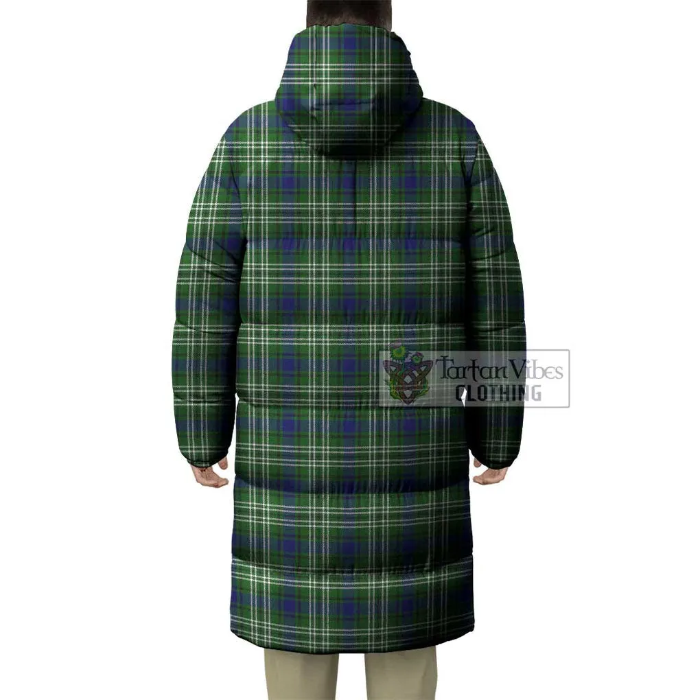 Blackadder Tartan Long Down Jacket