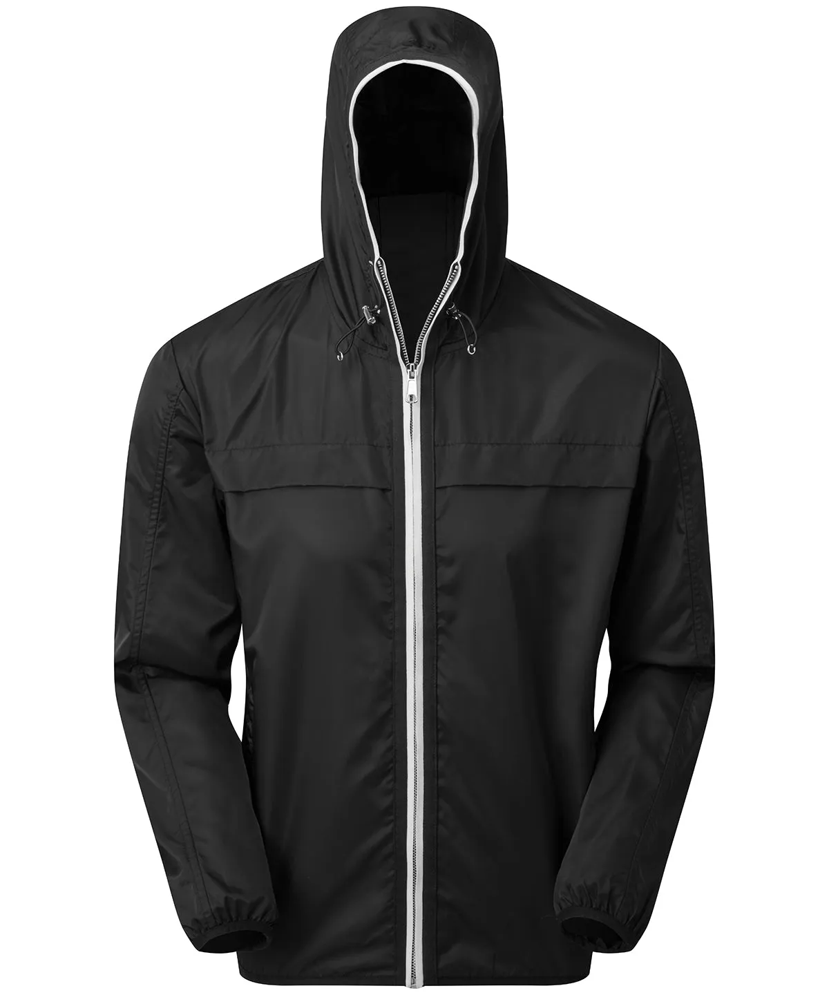 Black/White - Men's lightweight shell jacket