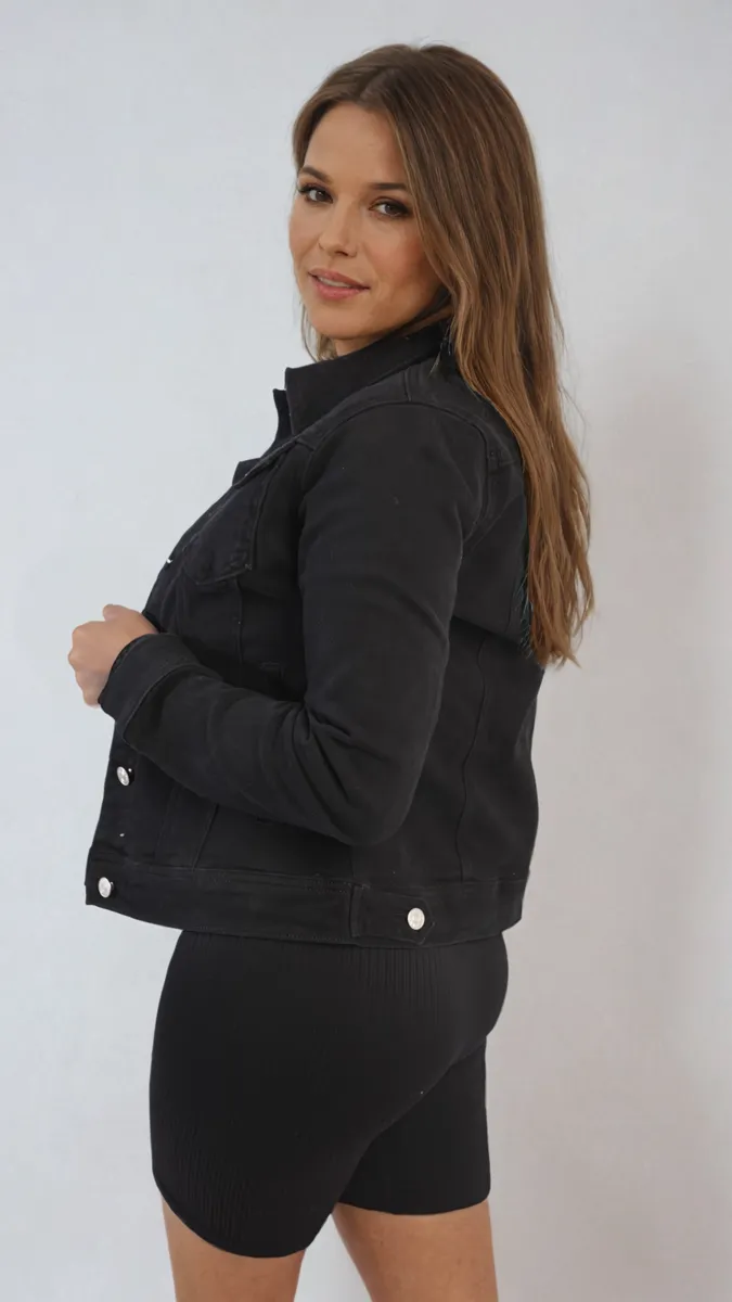 Button-Down Jacket with Front Pockets