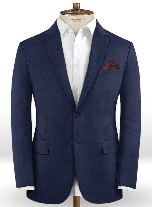 Caccioppoli Dapper Dandy Attoro Blue Wool Jacket