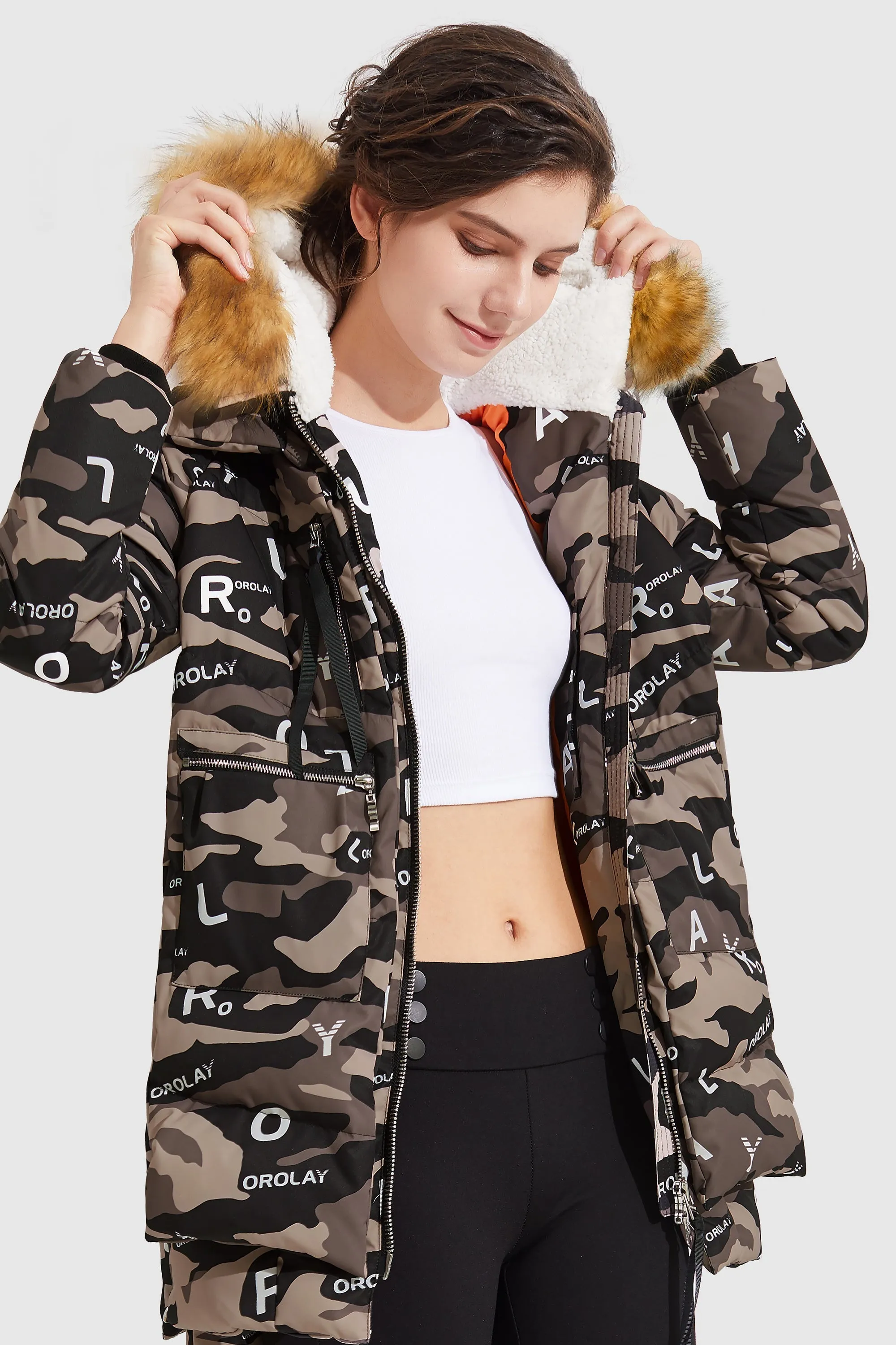 Camo Thickened Down Jacket