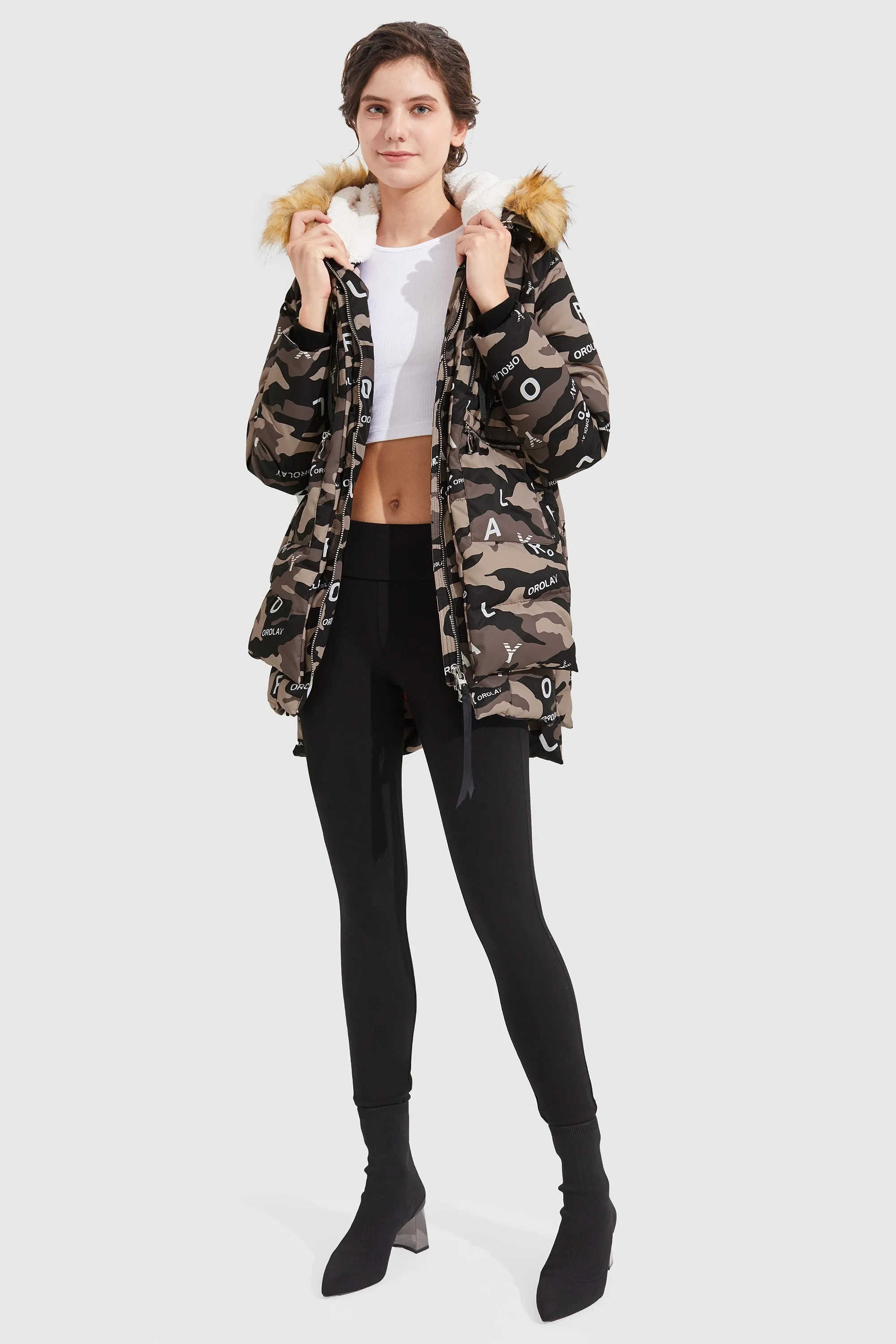 Camo Thickened Down Jacket