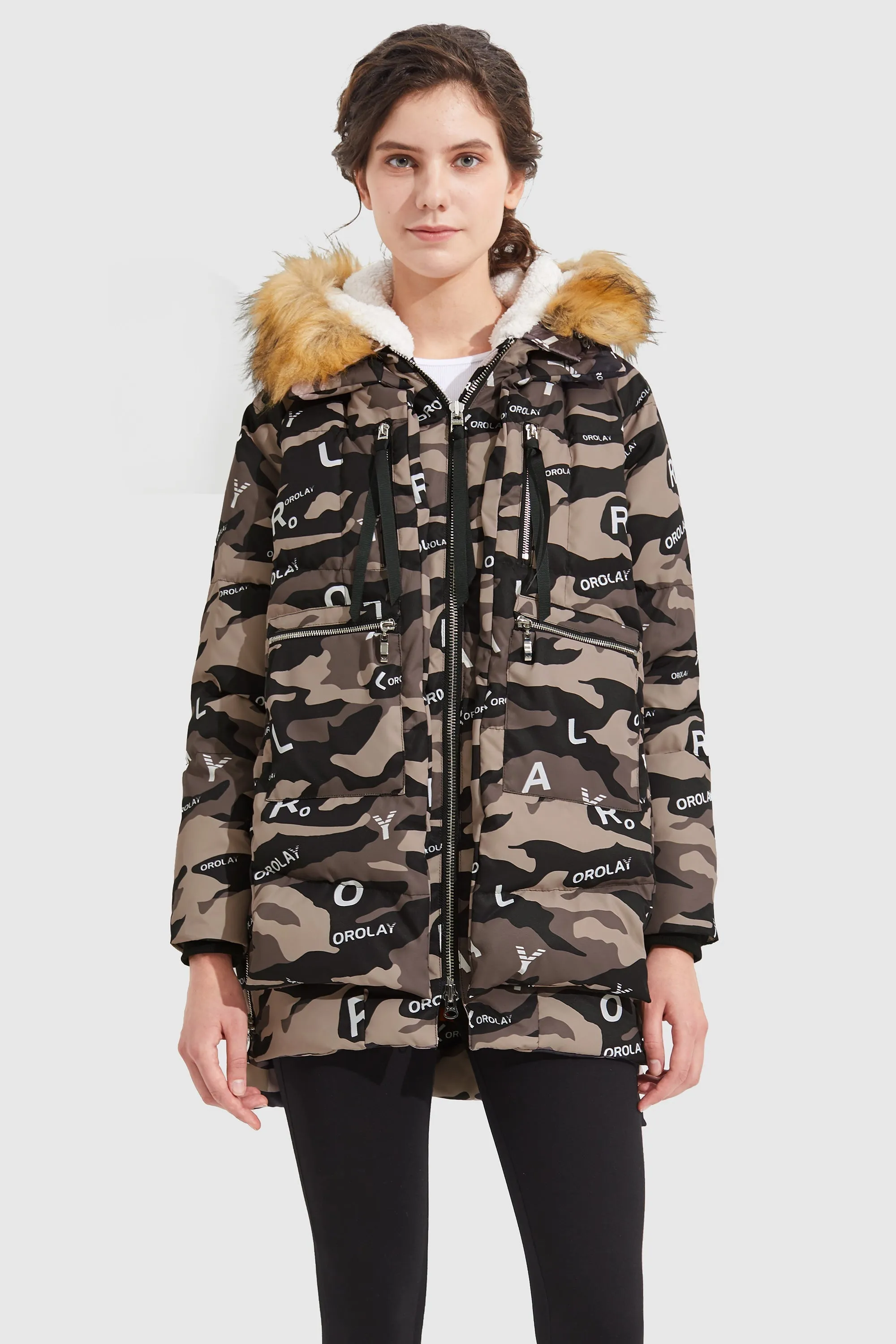 Camo Thickened Down Jacket