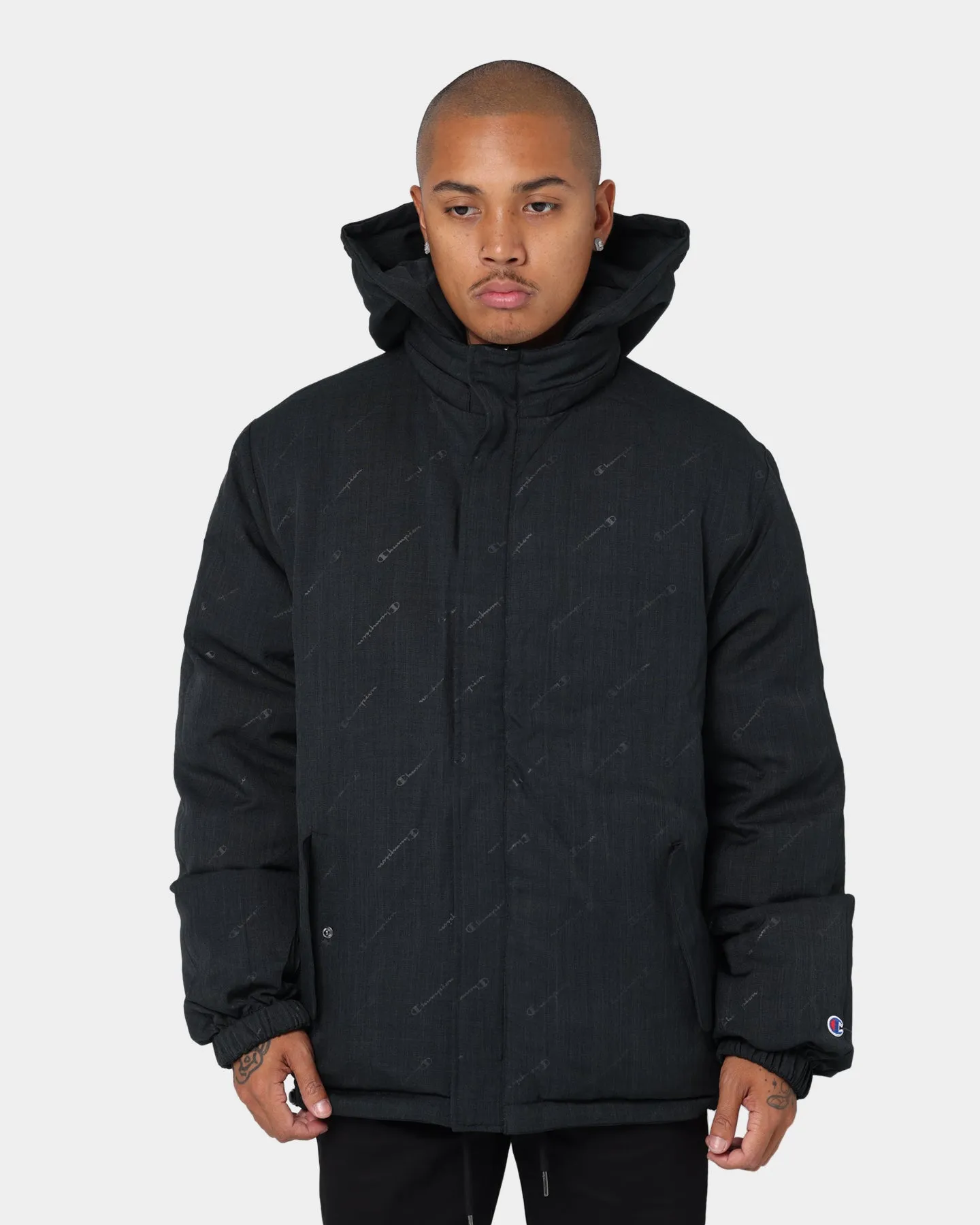 Champion Reversible Puffer Jacket Black