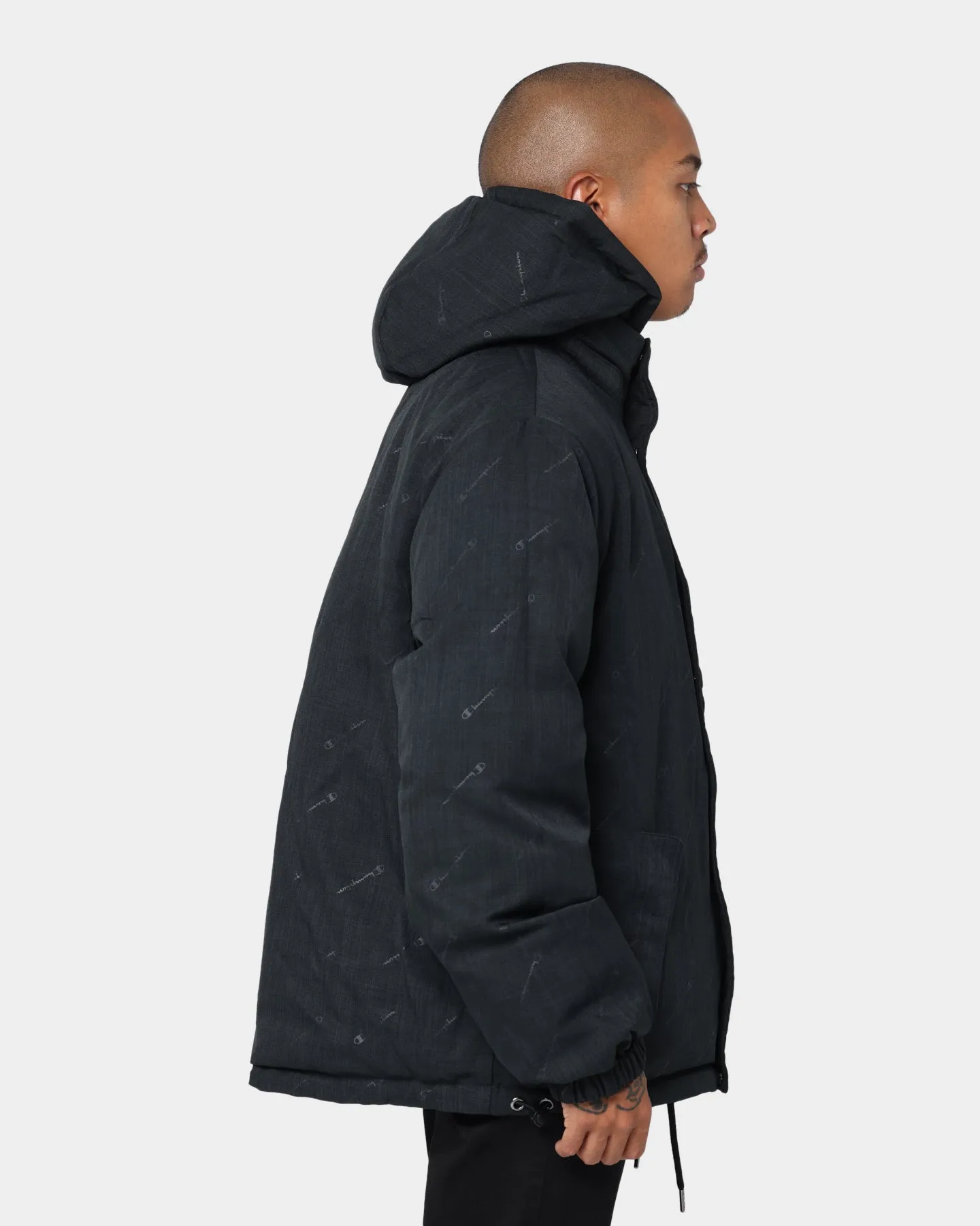 Champion Reversible Puffer Jacket Black