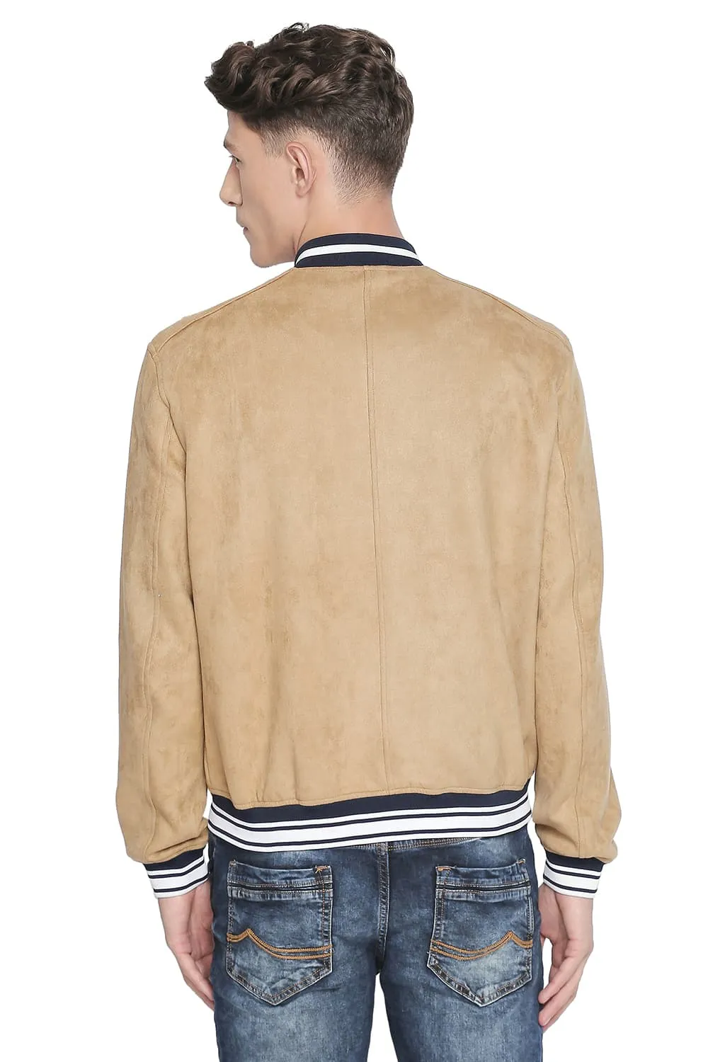 Comfort Fit No Fill Suede Jacket