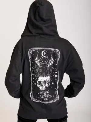 Death Tarot Zip Up Hoodie