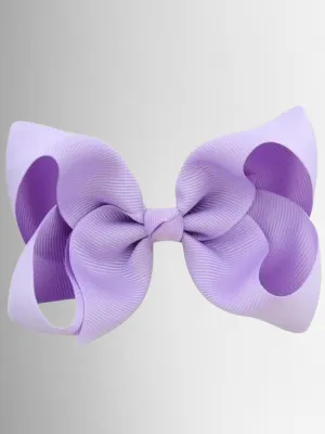 Diva In School Colored Hair Bow Clips