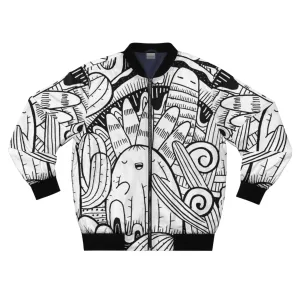 Doodle Cactus - Inovax Men's Bomber Jacket