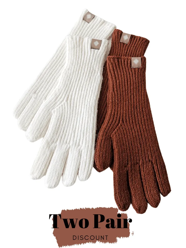 Elegant Warm Women's Touchscreen Gloves - In 10 Chic Colors!