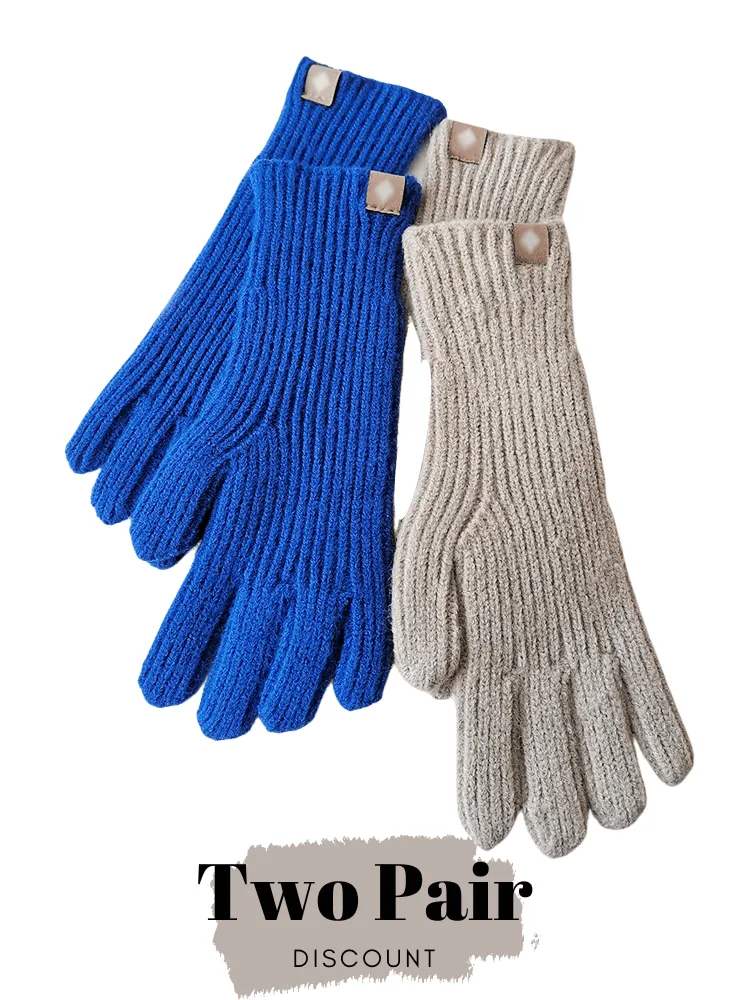 Elegant Warm Women's Touchscreen Gloves - In 10 Chic Colors!