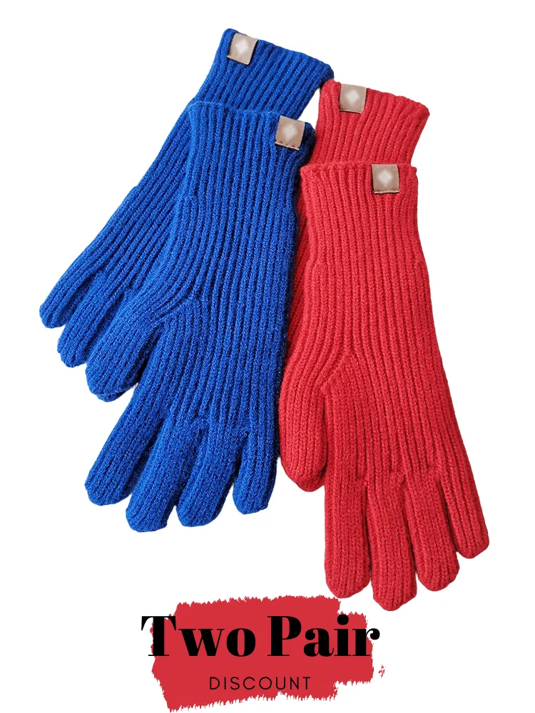 Elegant Warm Women's Touchscreen Gloves - In 10 Chic Colors!