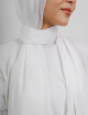 Everyday Crinkle Hijab- Off White