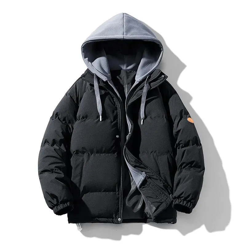 Fashionable Warm Unisex Hooded Down Jacket - SF1938