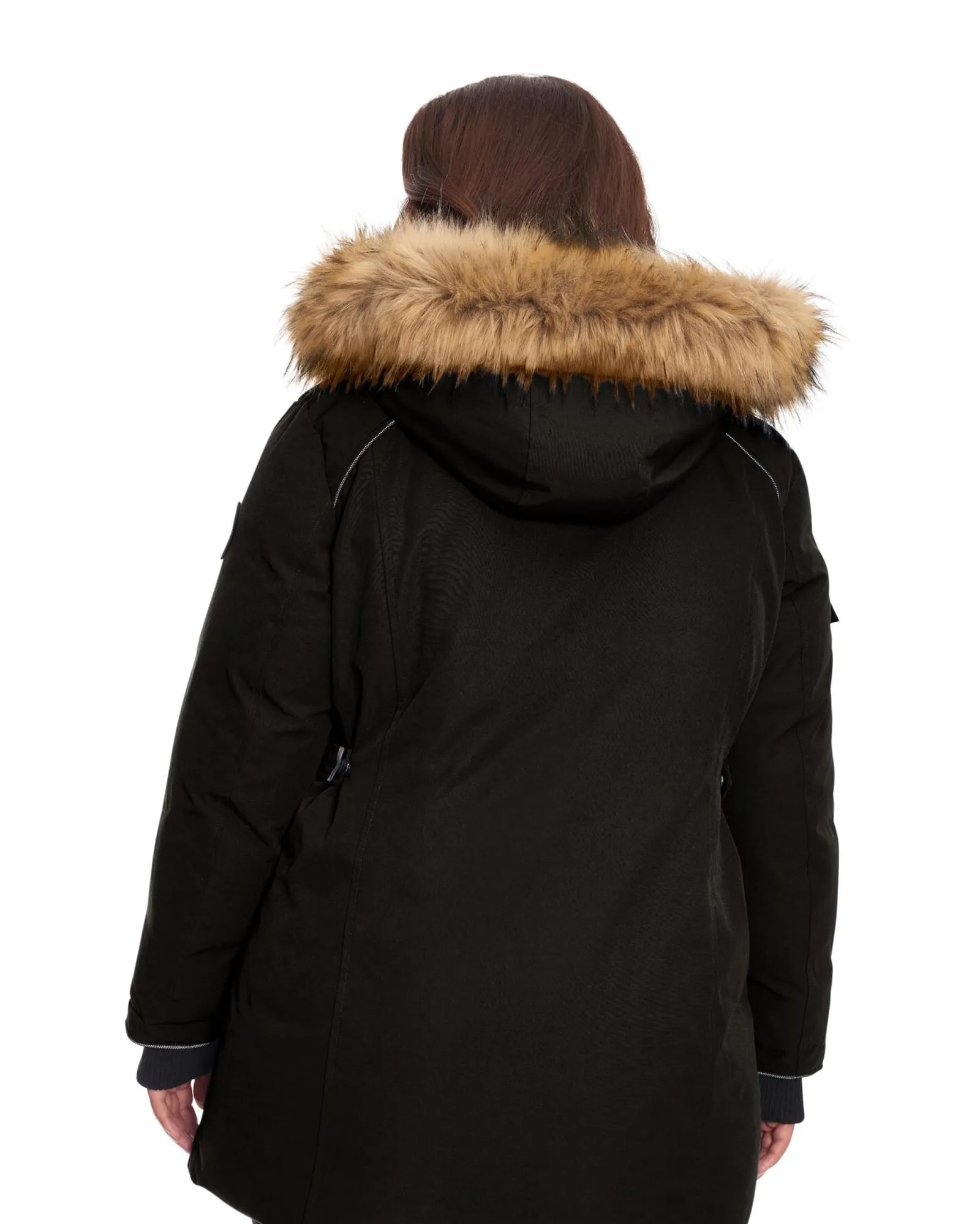 GLACIER | Vegan Down Recycled Parka Winter Jacket | Black