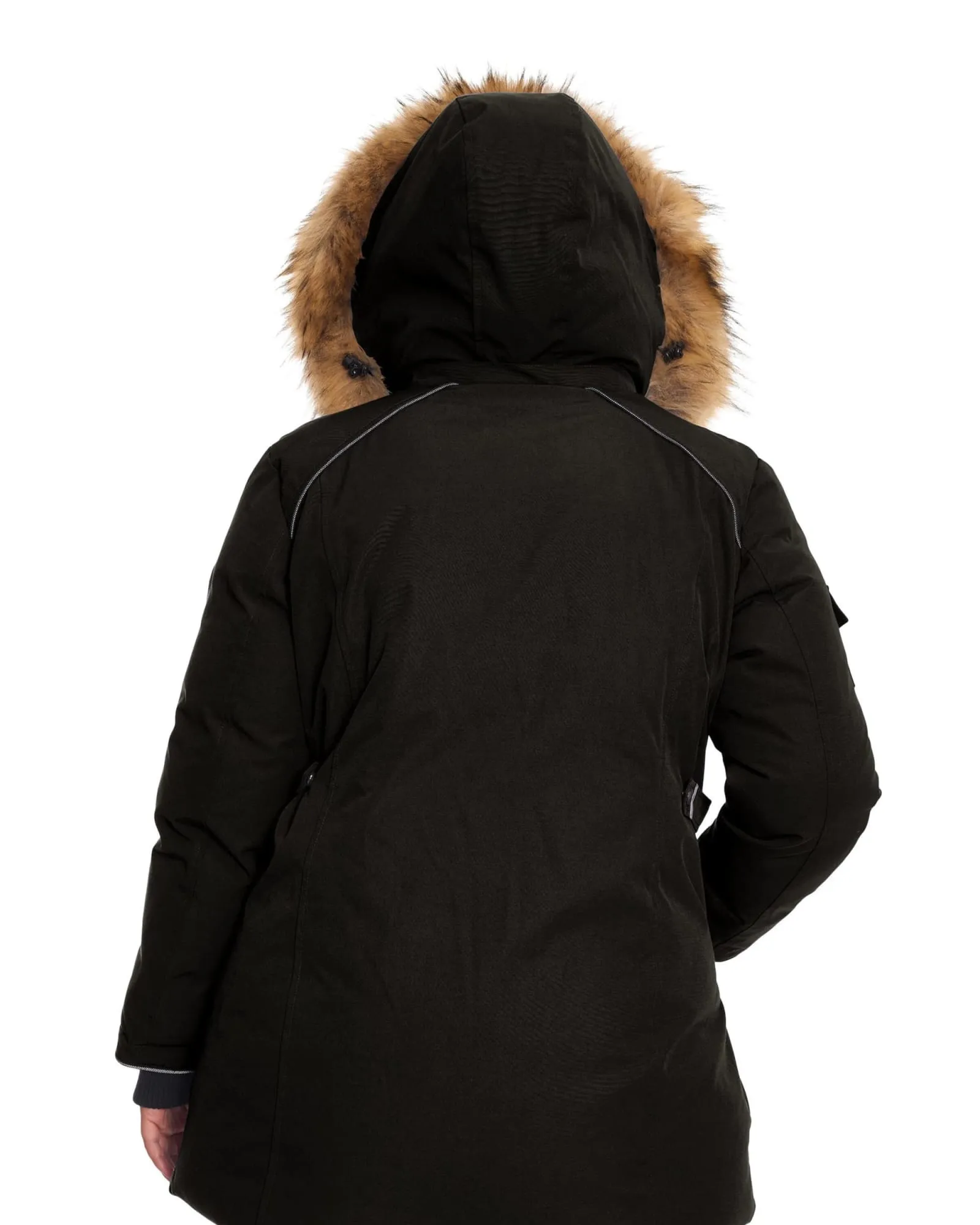 GLACIER | Vegan Down Recycled Parka Winter Jacket | Black