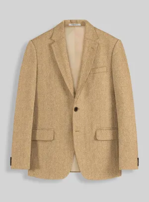 Harris Tweed Beige Herringbone Jacket