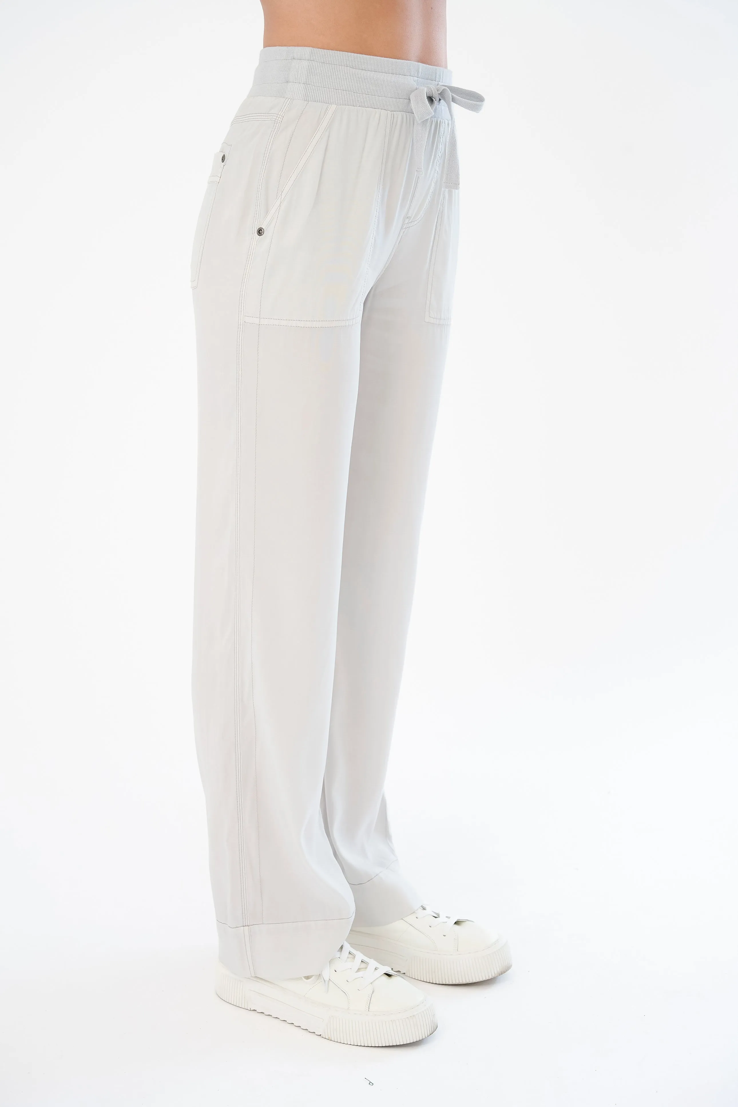 Havana Stretch Cupro Pull-On Pant