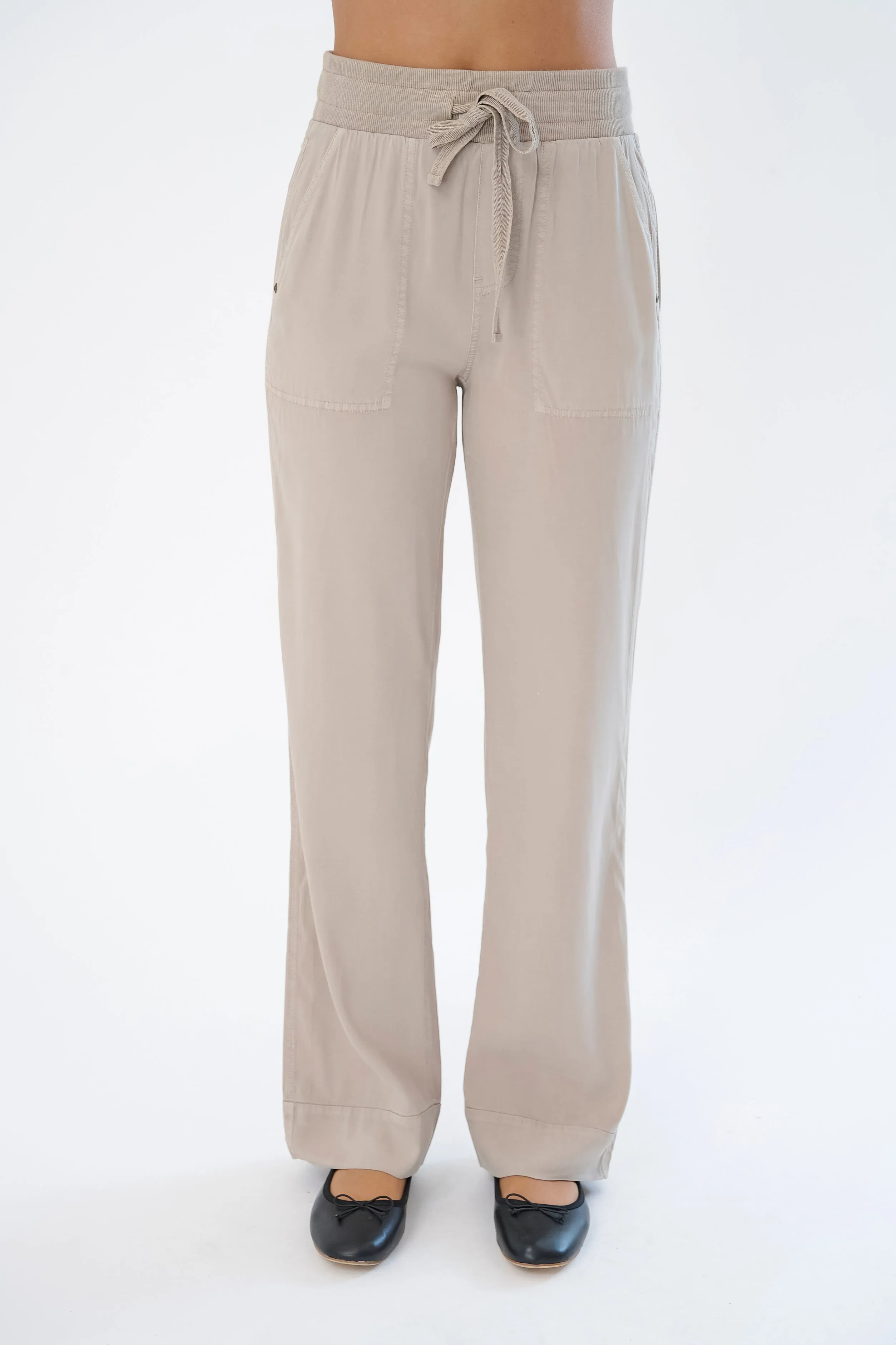 Havana Stretch Cupro Pull-On Pant