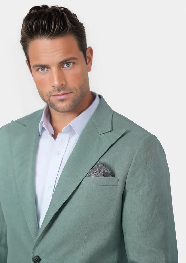 Hudson Jade Green Linen Jacket