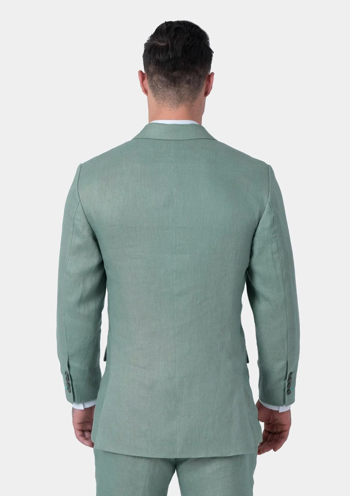 Hudson Jade Green Linen Jacket