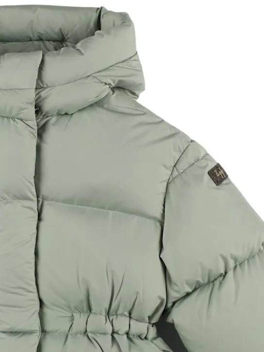 Il Gufo   Hooded nylon down jacket 