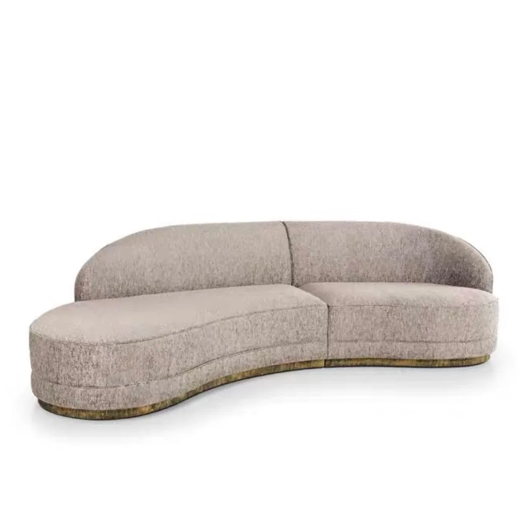 Katrine Scratch Resistant Curve Sofa