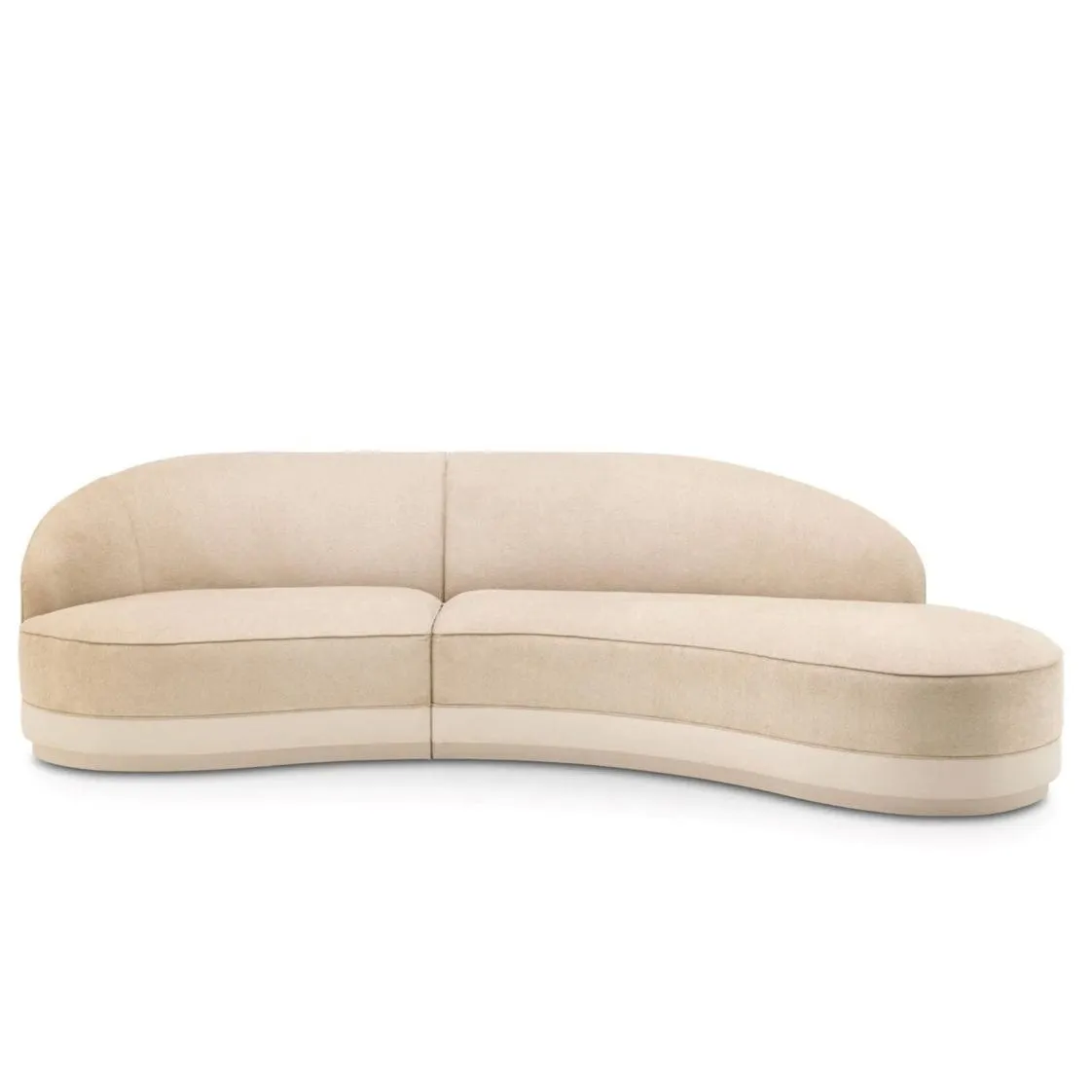 Katrine Scratch Resistant Curve Sofa