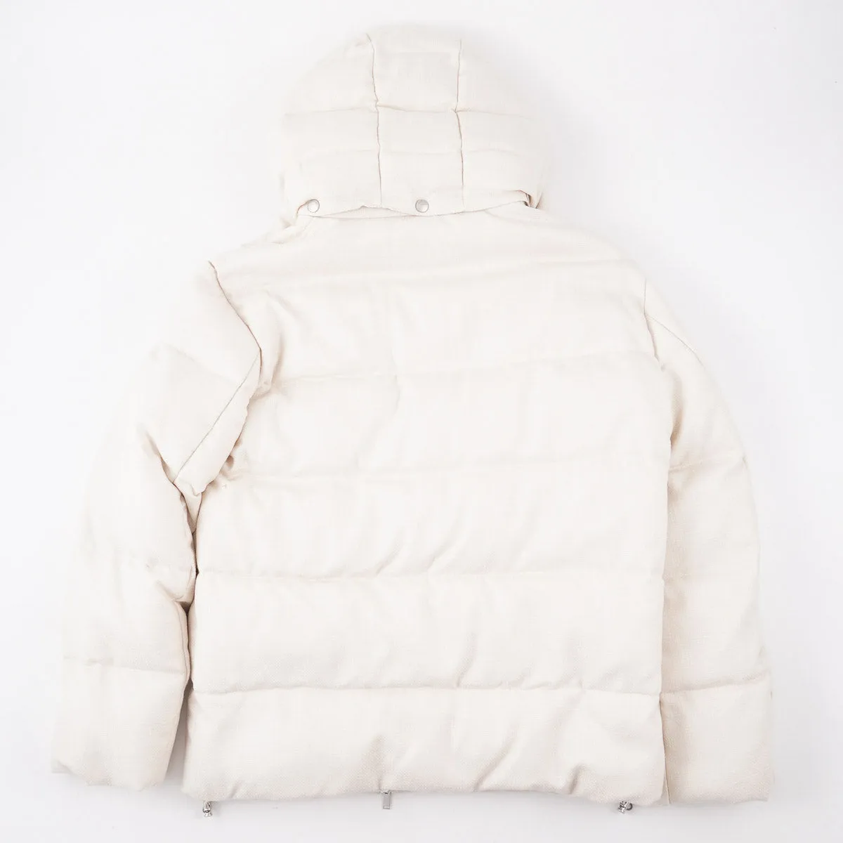 Lardini Wool-Silk Down Puffer Jacket