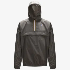 Leon - Packable Quarter Zip Rain Jacket in Grey Smoke