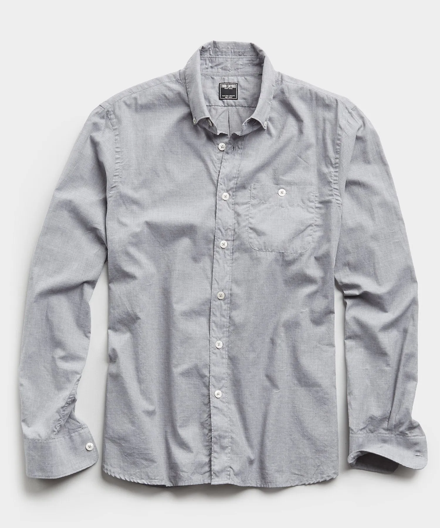 Lightweight Button Down Shirt in Grey