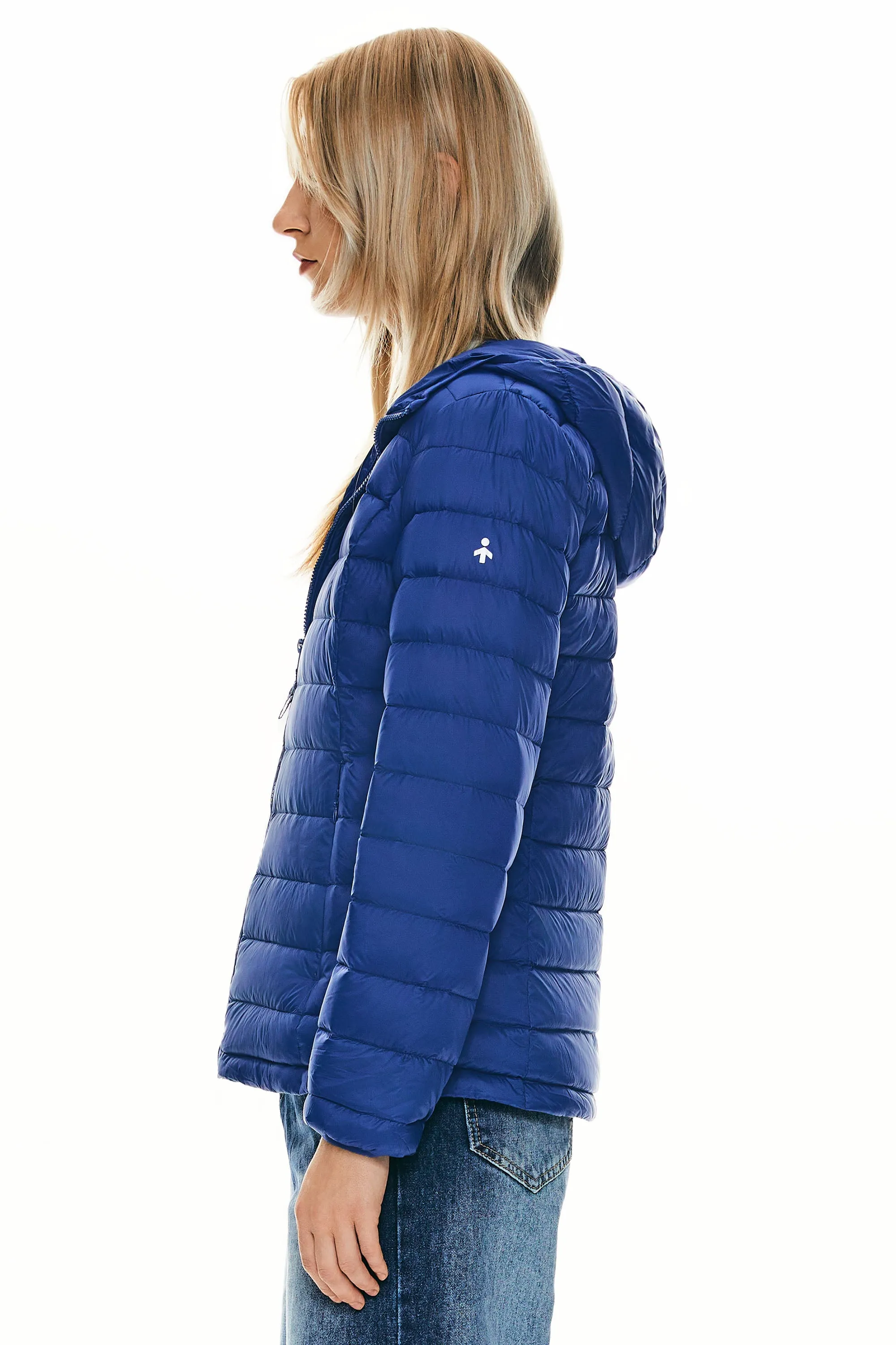 Lightweight Packable Down Jacket with Stand Collar