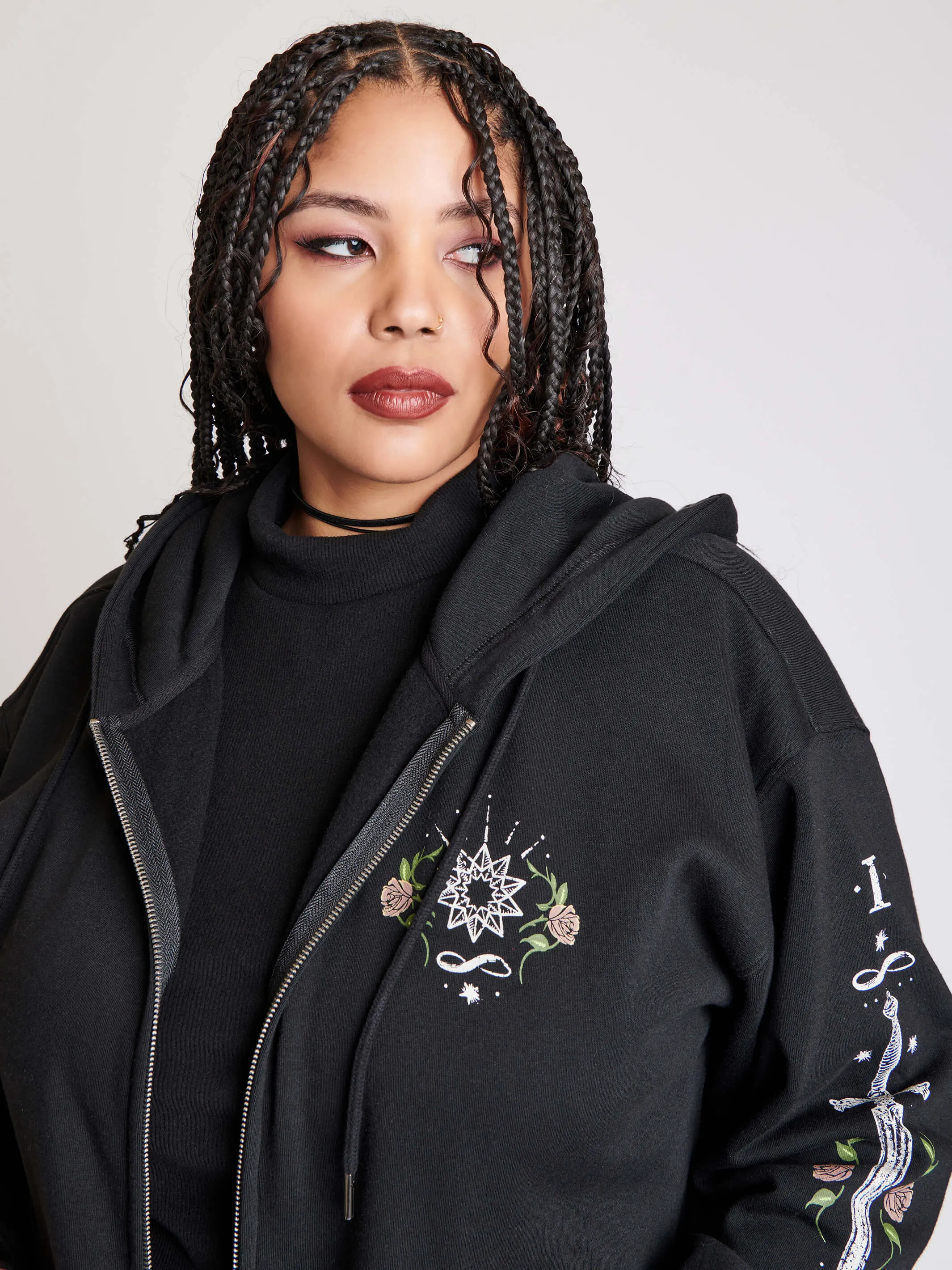 Magician Tarot Zip Up Hoodie