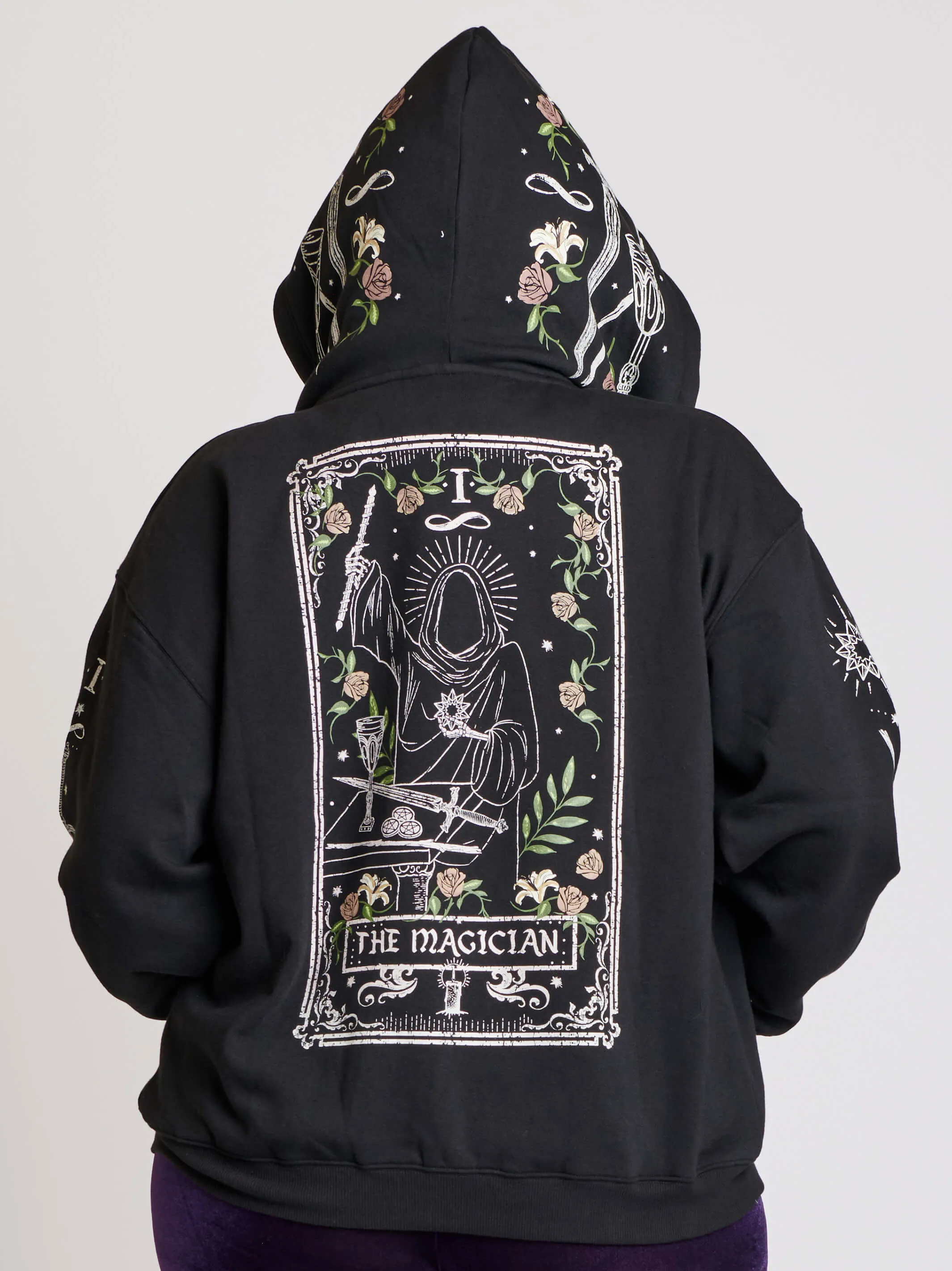 Magician Tarot Zip Up Hoodie