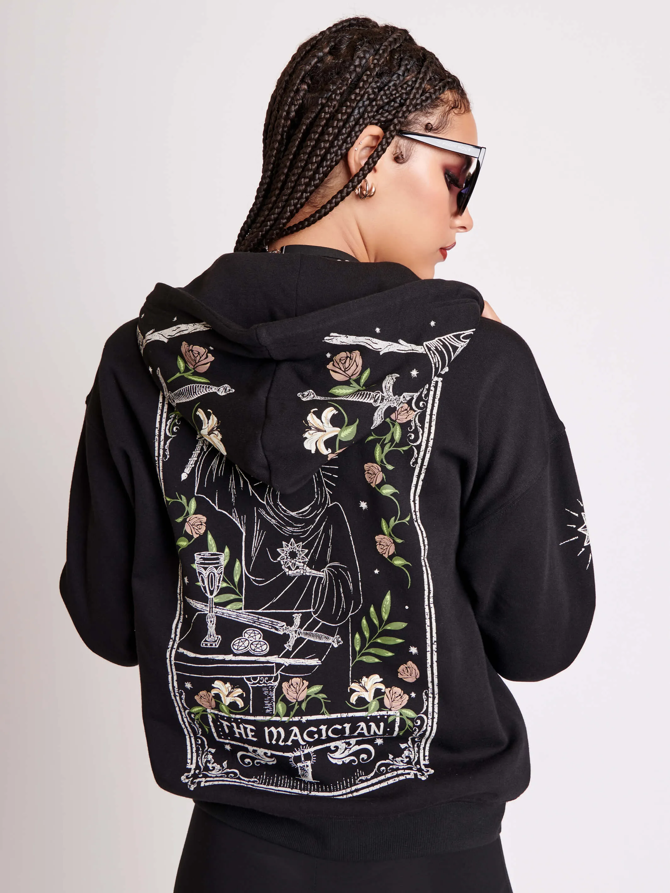 Magician Tarot Zip Up Hoodie