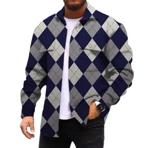 MEN'S FASHIONABLE CASUAL CORDUROY JACKET 23769489YM