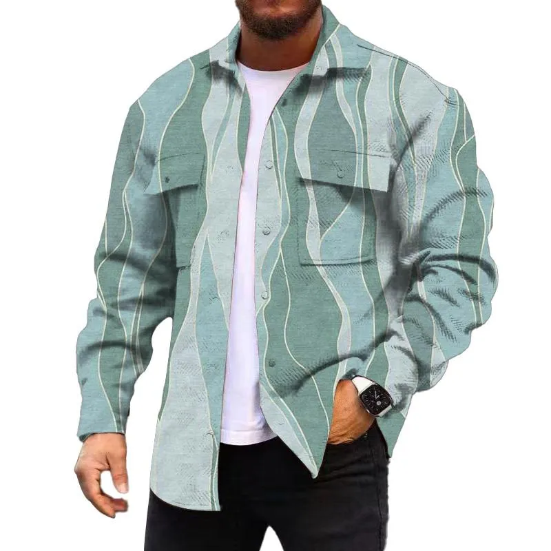 MEN'S FASHIONABLE CASUAL CORDUROY JACKET 50994187YM