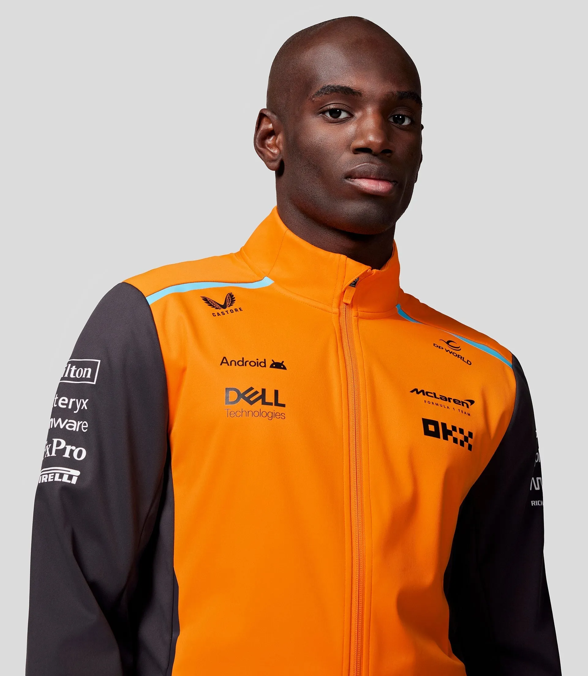 Mens McLaren Official Teamwear Soft Shell Jacket Formula 1