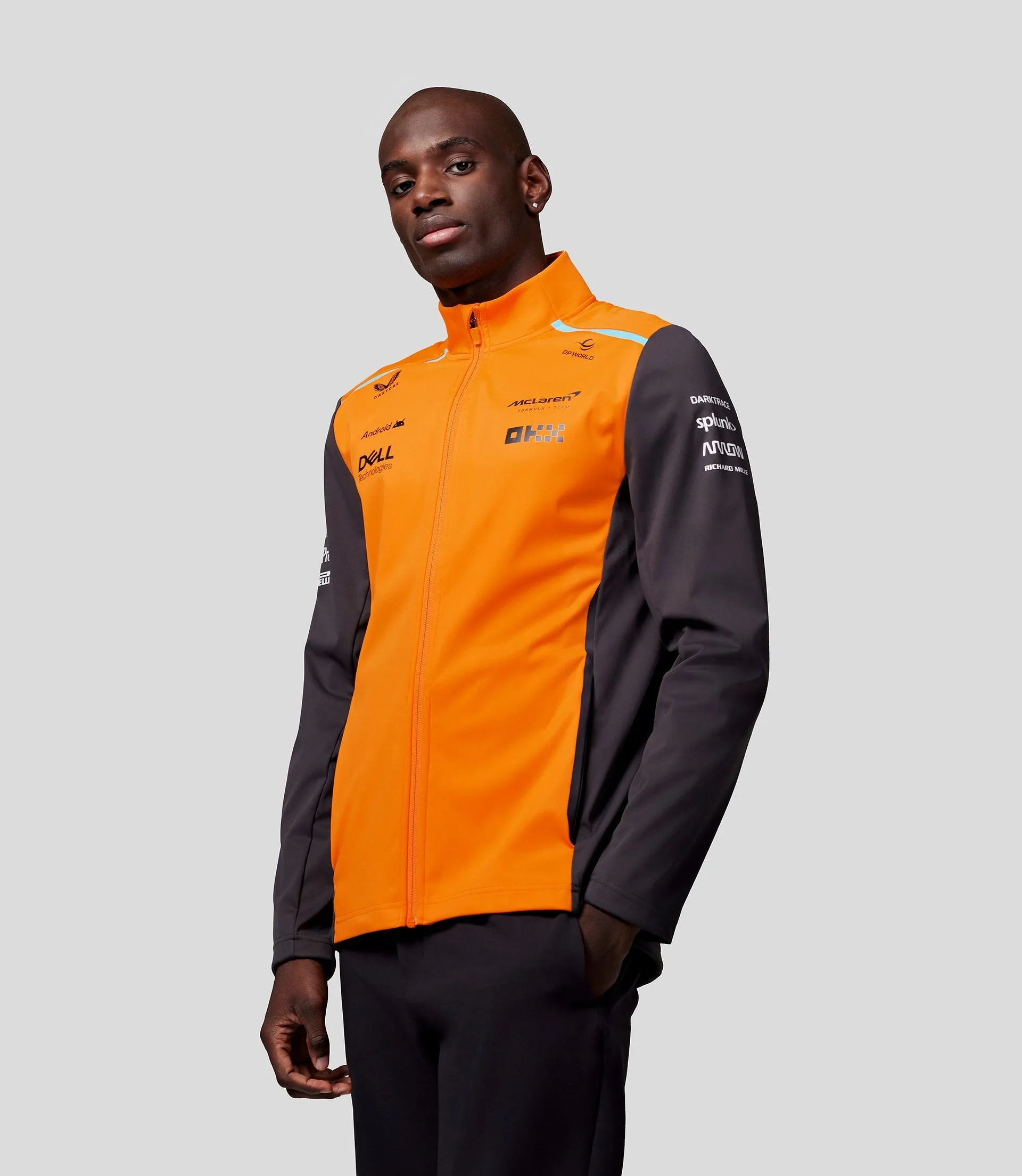 Mens McLaren Official Teamwear Soft Shell Jacket Formula 1