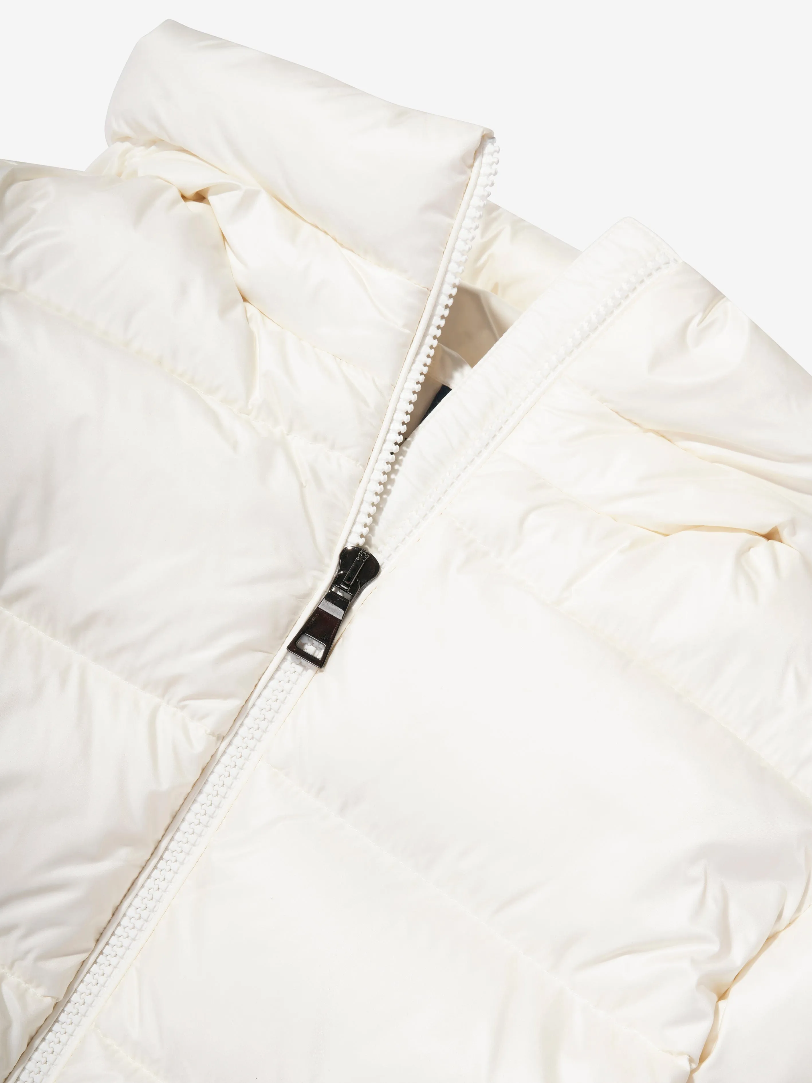 Moncler Enfant Girls Down Padded Irina Jacket in White