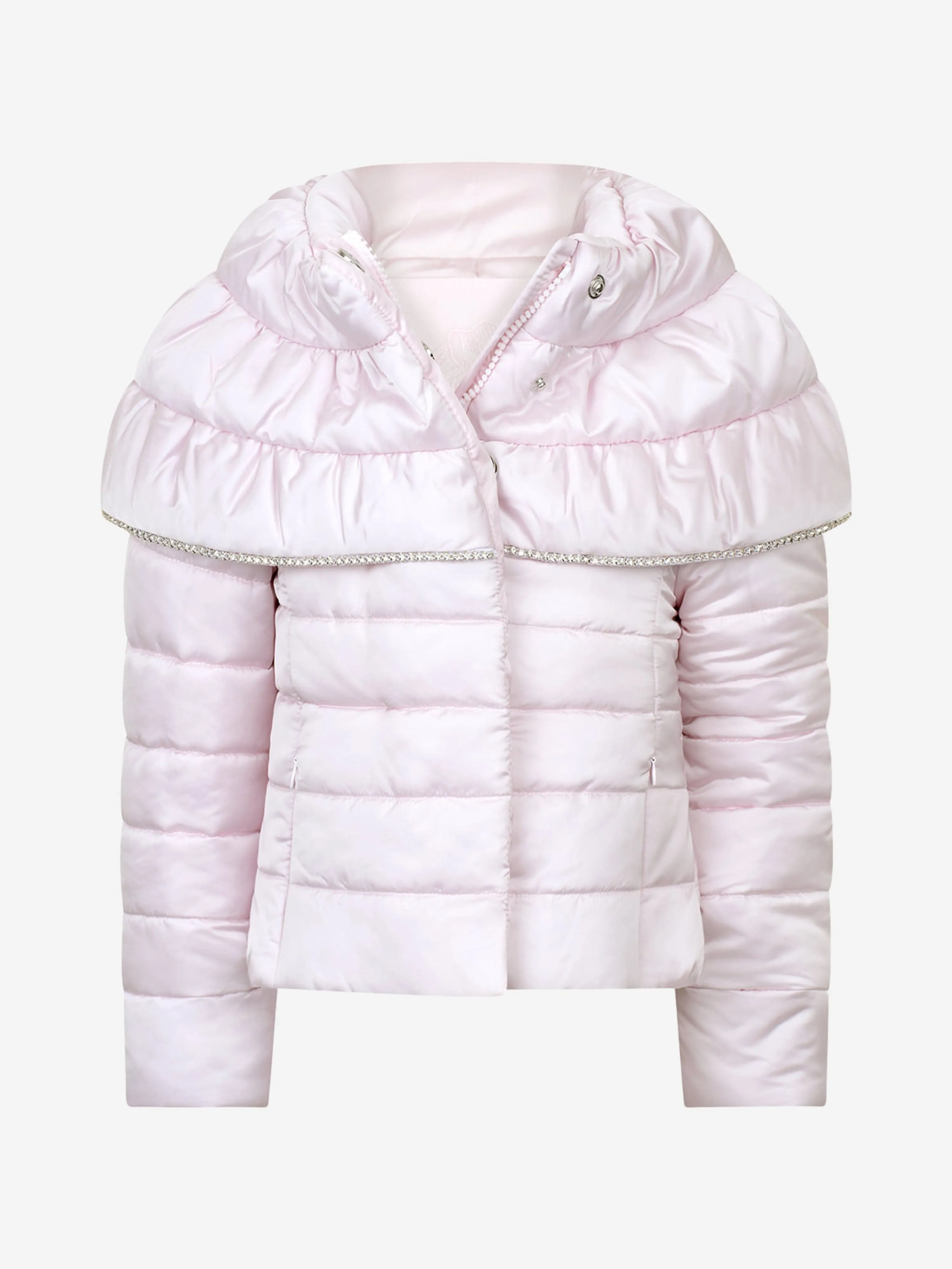 Monnalisa Couture Down Padded Diamante Jacket