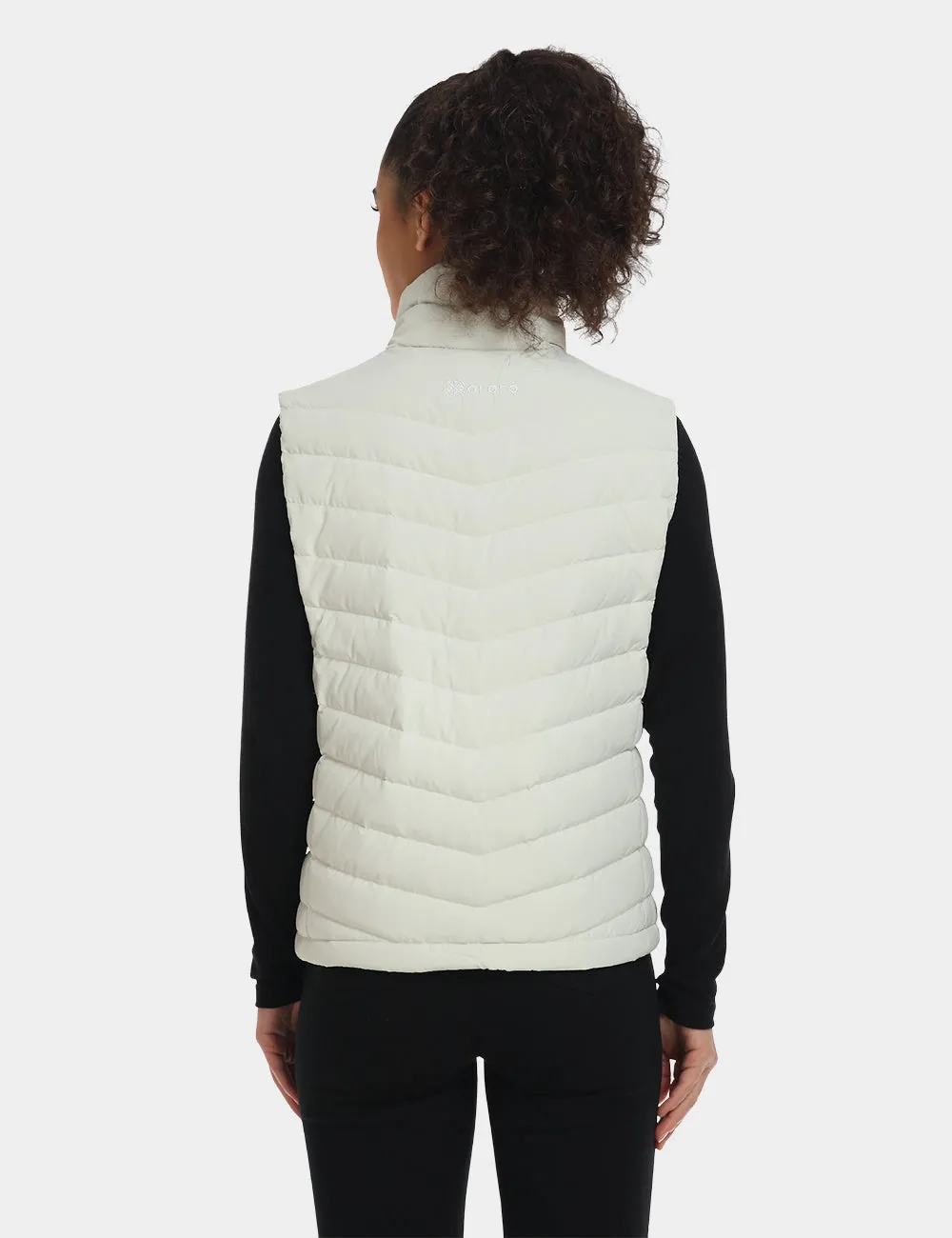 Womens Lightweight Heated Down Vest - Open Box